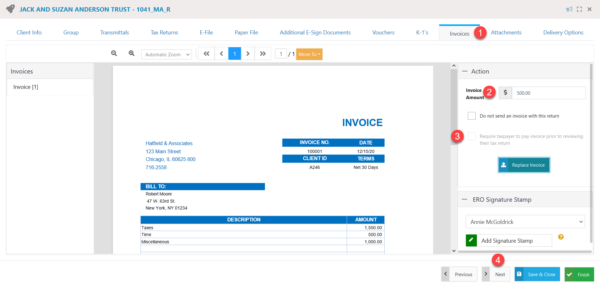Stripe Integration For Client Invoicing Safesend Returns