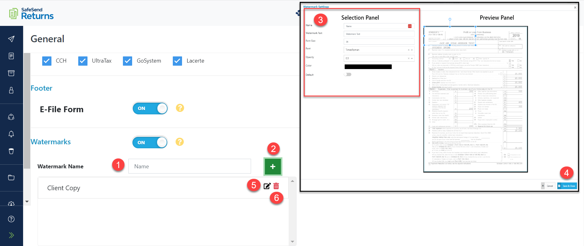 Returns Settings Overview – SafeSend Returns