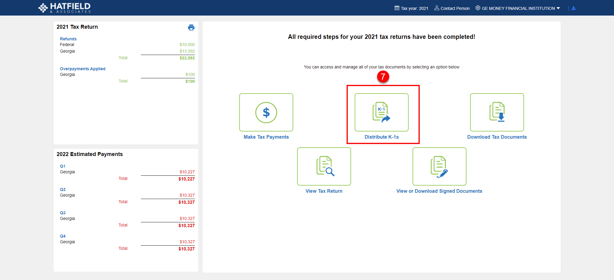K1 Distribution Firm Instructions SafeSend Returns
