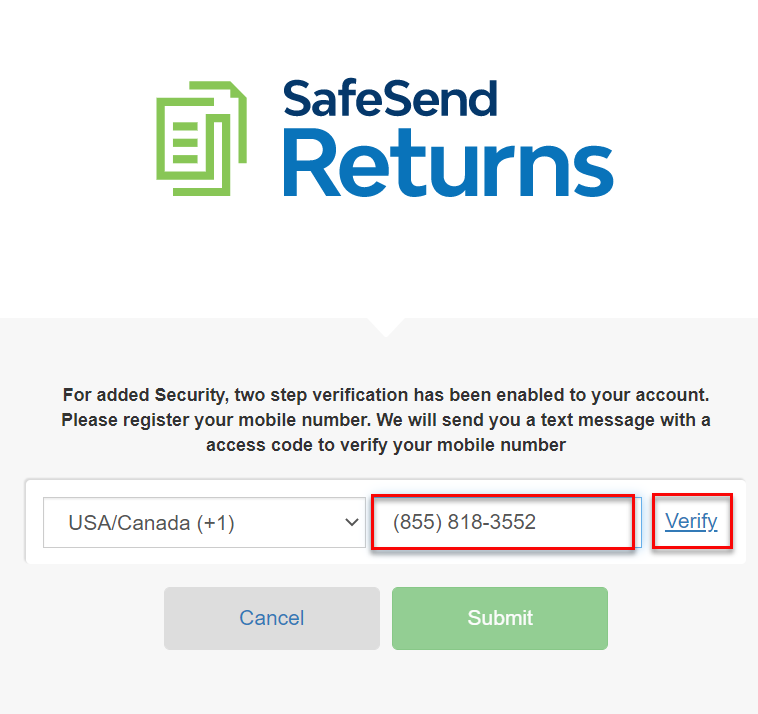 Multi-Factor Authentication (MFA) for Firm Users – SafeSend Returns